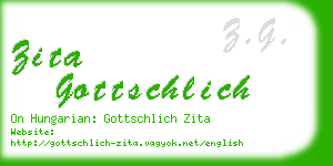 zita gottschlich business card